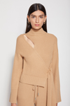 Fall/winter 2021 Ready-to-wear Amaris Loungewear Sweater In Camel