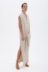 Spring/summer 2021 Ready-to-wear Annette Loungewear Dress In Ecru