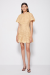 Fall/winter 2021 Ready-to-wear Cheyenne Guipure Lace Mini In Honey