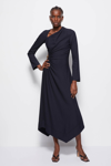 Fall/winter 2021 Ready-to-wear Christie Draped Cutout Dress In Black