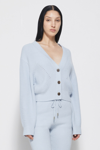 Fall/winter 2021 Ready-to-wear Clarice Loungewear Cardigan In Mist