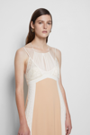 Pre-fall 2021 Ready-to-wear Eileen Lace Slip Dress In Parchment,butterscotch