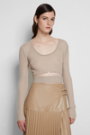 Pre-fall 2021 Ready-to-wear Kenley Fine Wool Pullover In Sparrow