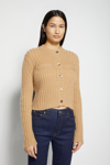 Holiday 2021 Ready-to-wear Kimberly Mohair Cardigan In Camel