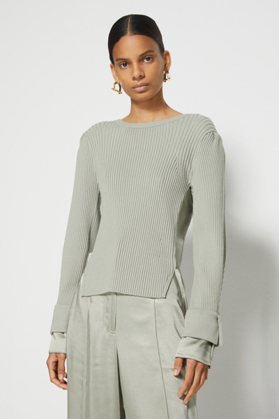 Fall/winter 2021 Ready-to-wear Leia Leisure Dressing Pullover In Sage