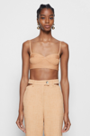 Pre-fall 2021 Ready-to-wear Linden Bralette In Butterscotch