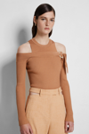Pre-fall 2021 Ready-to-wear Mandy Belted Pullover In Camel