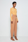 Spring/summer 2021 Ready-to-wear Nikita Paperbag Pants In Cashew