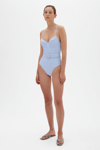 Spring 2021 Swimwear Noa Belted One Piece In Sky