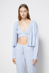 Jonathan Simkhai Online Exclusive Off-duty Cashmere Cardigan In Sky