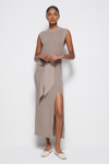 Jonathan Simkhai Online Exclusive Off-duty Cashmere Dress In Fawn