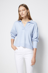 Jonathan Simkhai Online Exclusive Off-duty Cashmere Polo In Sky