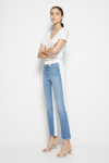 Jonathan Simkhai Standard River Straight Leg Denim In Two-toned Pismo