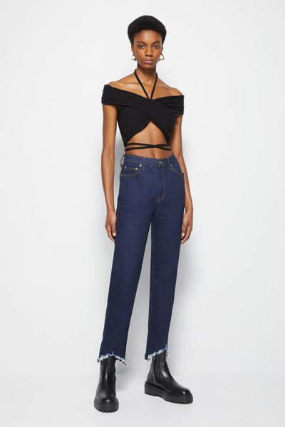 Jonathan Simkhai Standard River Straight Leg Denim In Rinse