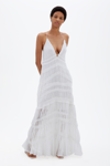 Spring/summer 2021 Ready-to-wear Rosalinda Chiffon Gown In White
