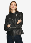 Signature Leather Moto Jacket In Black