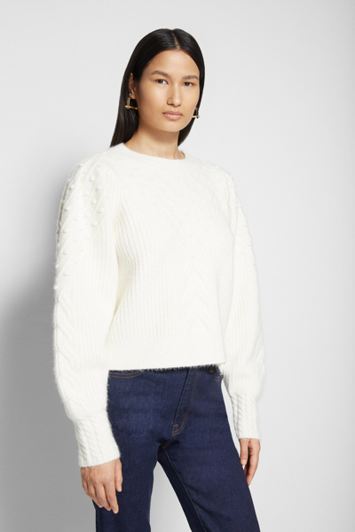 Holiday 2021 Ready-to-wear Stella Boucle Pullover In Ivory