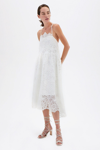 Spring/summer 2021 Ready-to-wear Zayna Crochet Guipure Midi In White