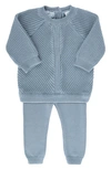 Feltman Brothers Babies'  Knit Sweater & Pants Set In Vintage Blue