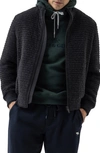 Rodd & Gunn Red Hill Water Resistant Recycled Textured Knit Bomber Jacket In Ashphalt