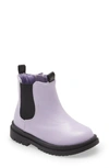 Open Edit Kids' Zoey Chelsea Boot In Purple-black