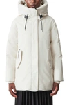 Mackage Kinslee-nf Down Water Resistant Parka In Cream