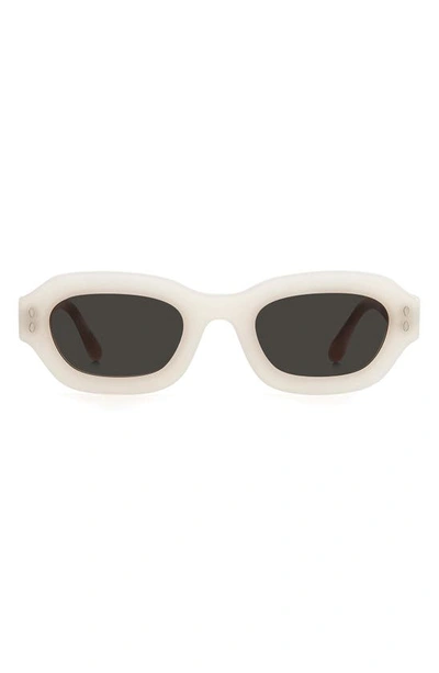 Isabel Marant Kids' 49mm Square Sunglasses In Ivory / Grey