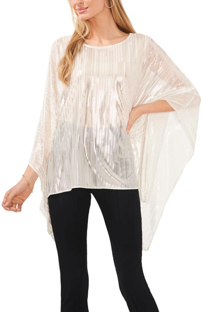 Chaus Hilo Dolman Sleeve Tunic In Ivory/ Gold
