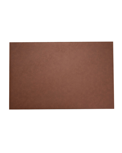 Bey-berk Leather Desk Pad, Brown