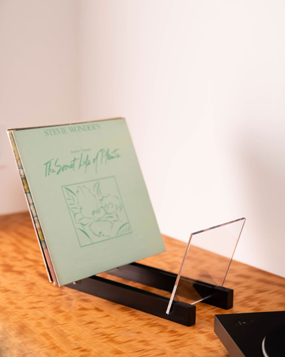 BEY-BERK ACRYLIC AND WOOD VINYL RECORD DISPLAY CASE,PROD241950142