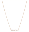 SYDNEY EVAN MAMA 14KT YELLOW GOLD NECKLACE WITH DIAMONDS,P00629770