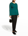 Capsule 121 Plus Size The Polaris Bell-sleeve Top In Cucumber