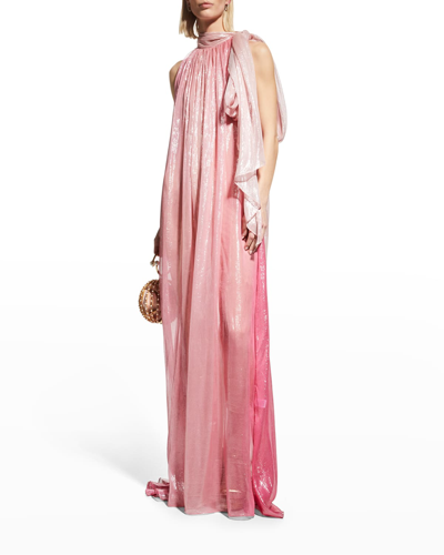 rose midi dress Kissed By Petals Floral Midi Dress in Rose Quartz