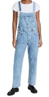 FREE PEOPLE ZIGGY DENIM OVERALLS POWDER BLUE,FREEP45540