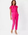 Ann Taylor The Tall High Waist Ankle Pant In Razzle Dazzle