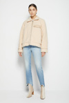 Jonathan Simkhai Standard Abigail Cargo Jacket In Champagne