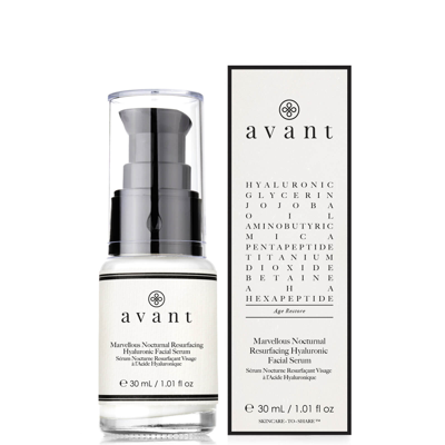 Avant Skincare Marvellous Nocturnal Resurfacing Hyaluronic Facial Serum 30ml