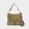See By Chloé Joan Medium Leather Shoulder Bag In Green