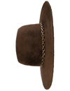 UNDERCOVER BROWN FUR HAT,UC2A1H01/BROWN