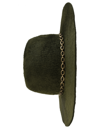 UNDERCOVER GREEN FUR HAT,UC2A1H01/GRN