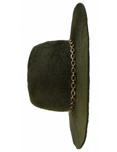 Undercover Green Fur Hat