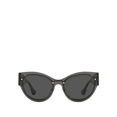 Versace Ve2234 Transparent Dark Grey Female Sunglasses