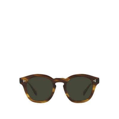 Oliver Peoples Ov5382su Bark Unisex Sunglasses In Dark Brown