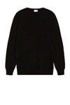 Ghiaia Cashmere Cashmere Crewneck In Black