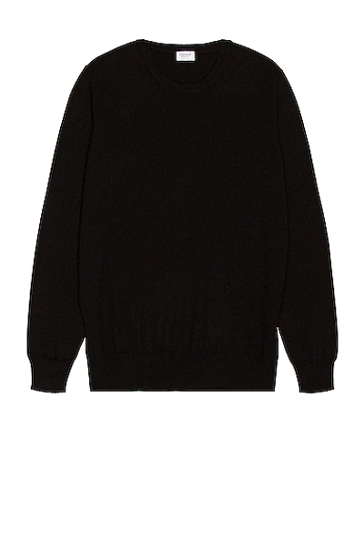 Ghiaia Cashmere Cashmere Crewneck In Black