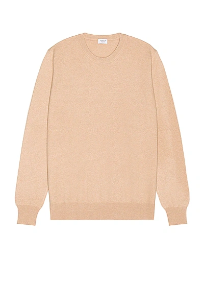 Ghiaia Cashmere Cashmere Crewneck In Camel