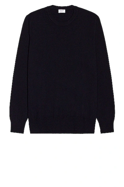 Ghiaia Cashmere Cashmere Crewneck In Navy