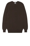 Ghiaia Cashmere Cotton Crewneck In Military