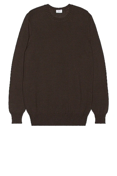 Ghiaia Cashmere Cotton Crewneck In Military