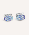 SIMON CARTER SIMON CARTER MENS FEATHER OVAL CUFFLINKS,000744221